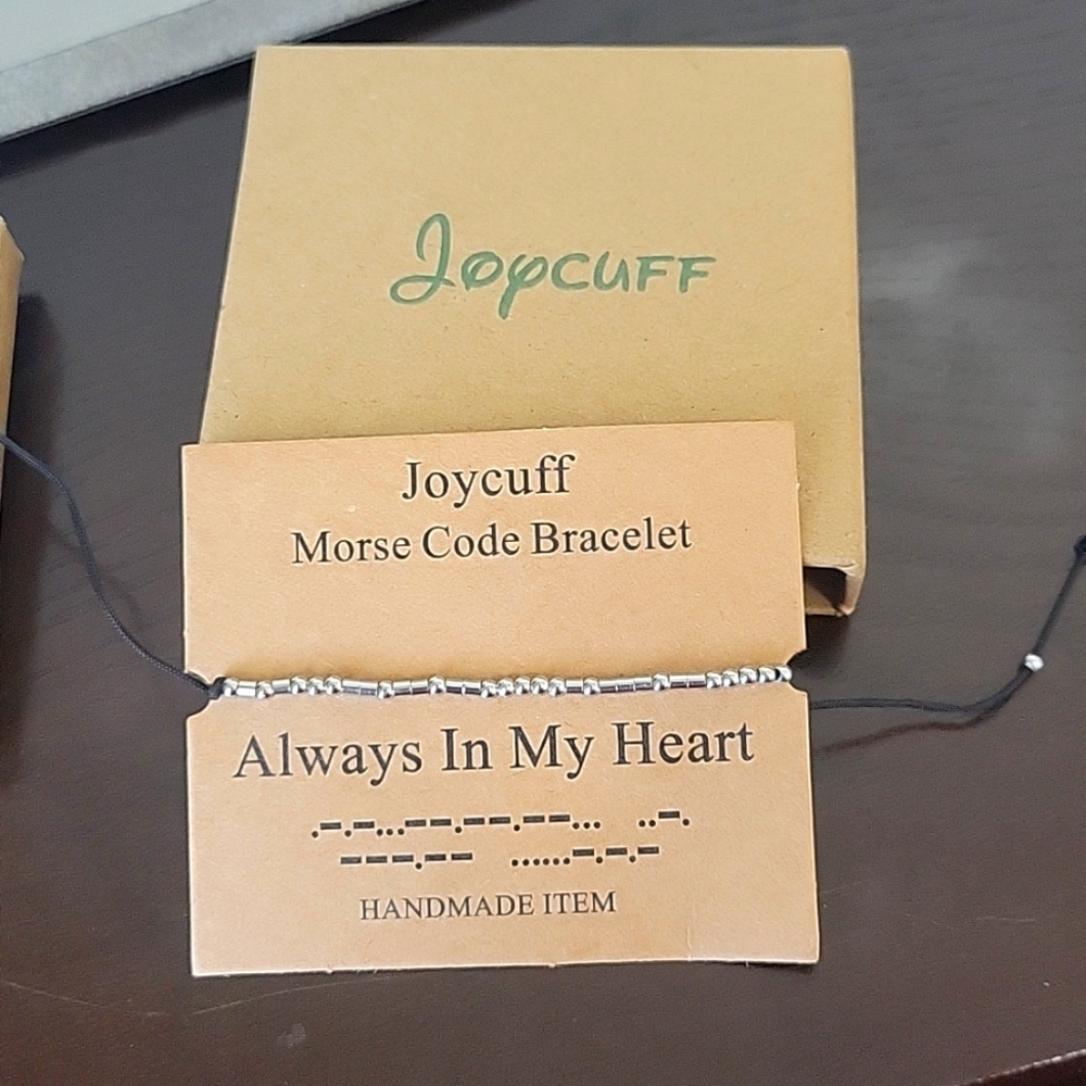 Joycuff Morse Code Bracelet - Picture 2 of 3